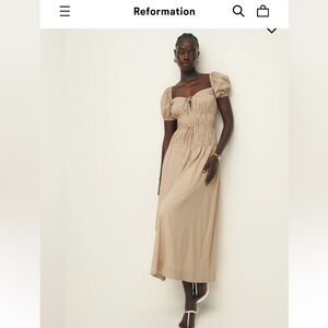 NWT Reformation Rhett Dress in Anzo Check Size 10
